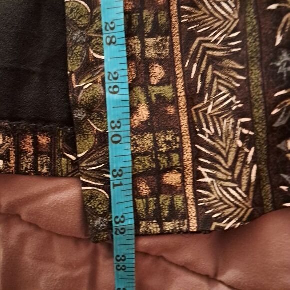 Just My Size Top Women's 22W/24W Green Asian Earthy Bohemian Evening Formal Y2K - Picture 9 of 9